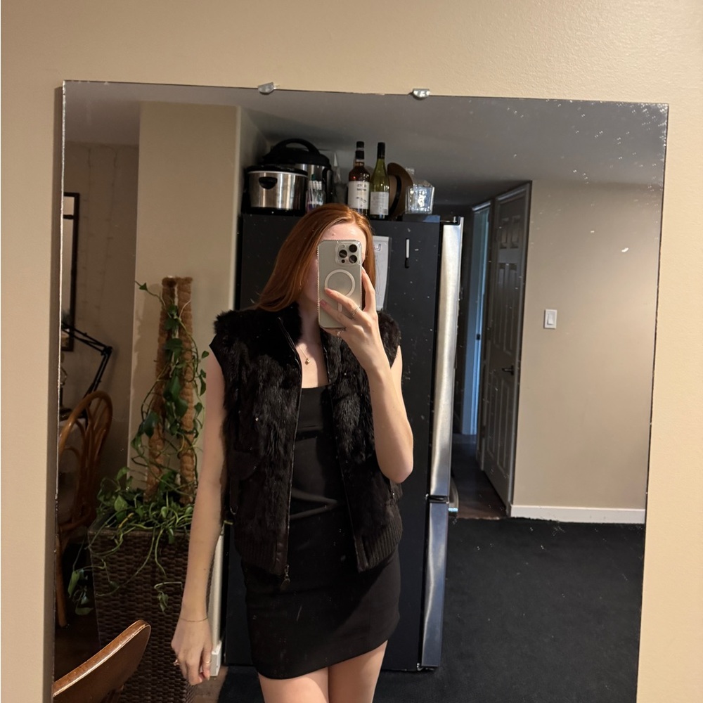 Y2K fur vest🤎🐻